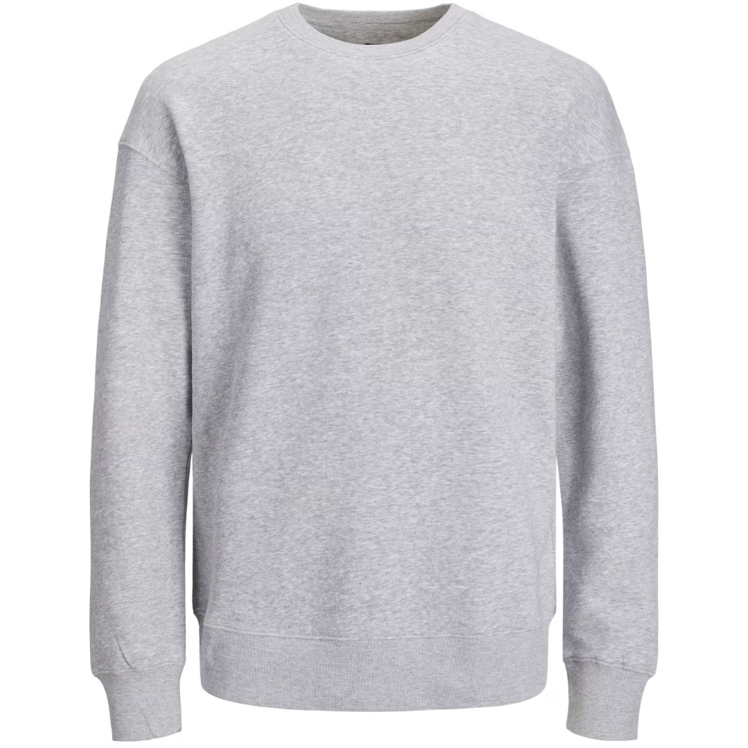 J&J Sivi Muški Duks JJESTAR BASIC SWEAT CREW